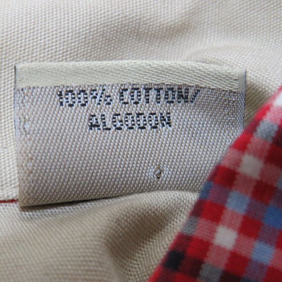 Haggar* Men's Short Sleeve Button Down Curved Hem Chest Pocket Shirt~ Size Large - Picture 6 of 12